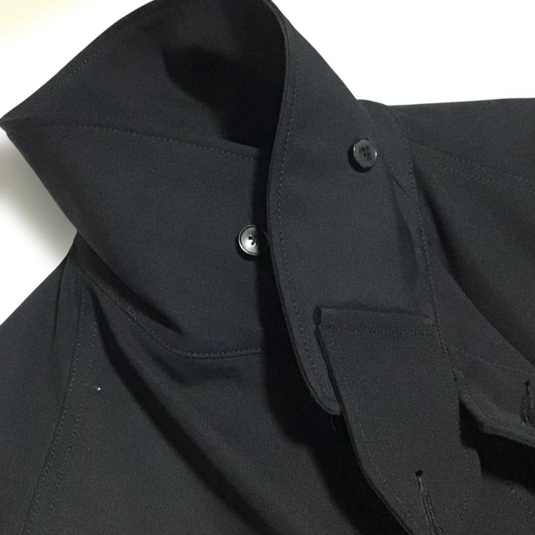 美品☆ 即日発送 HEUGN  ウールギャバジンステンカラーコート