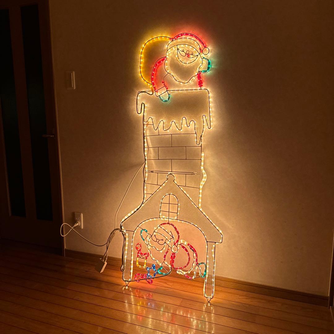 ★イルミネーション★ チューブライト　エントツサンタ