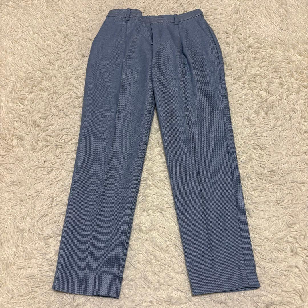 美品 グリーンレーベルリラクシング ノーカラー セットアップ スーツ パンツ