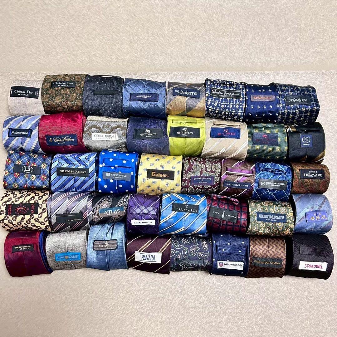 ネクタイセット　40本セット　トロッター プラダ　バーバリー　ネクタイ　ビジネス