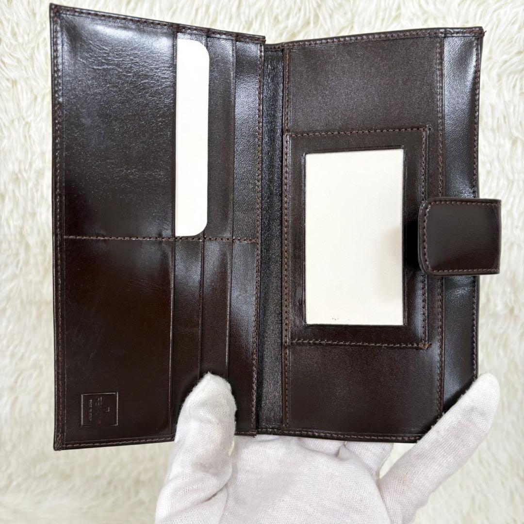 未使用級✨ FENDI フェンディ ズッカ柄 ロングウォレット 長財布 折り財布