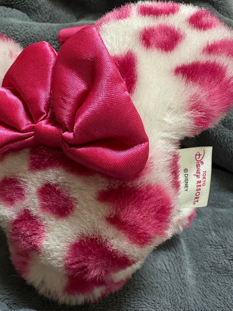 ディズニー　ミニーちゃん　イヤーマフ　ヒョウ柄　豹柄