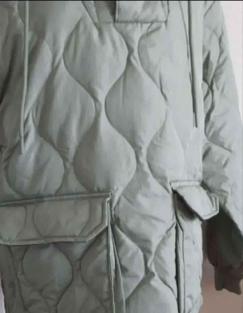 TAION ダウンフーディ XSサイズ ダークセージグリーン　ユニセックス