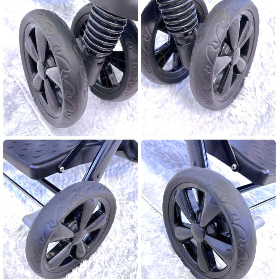 【未使用級】カトージ 二人でゴーDX 二人乗り ベビーカー デニム 付属品完備