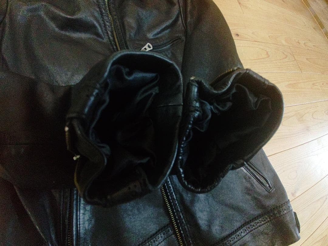 j*n様 ナノユニバース 馬革 ホースレザージャケット シングルライダース