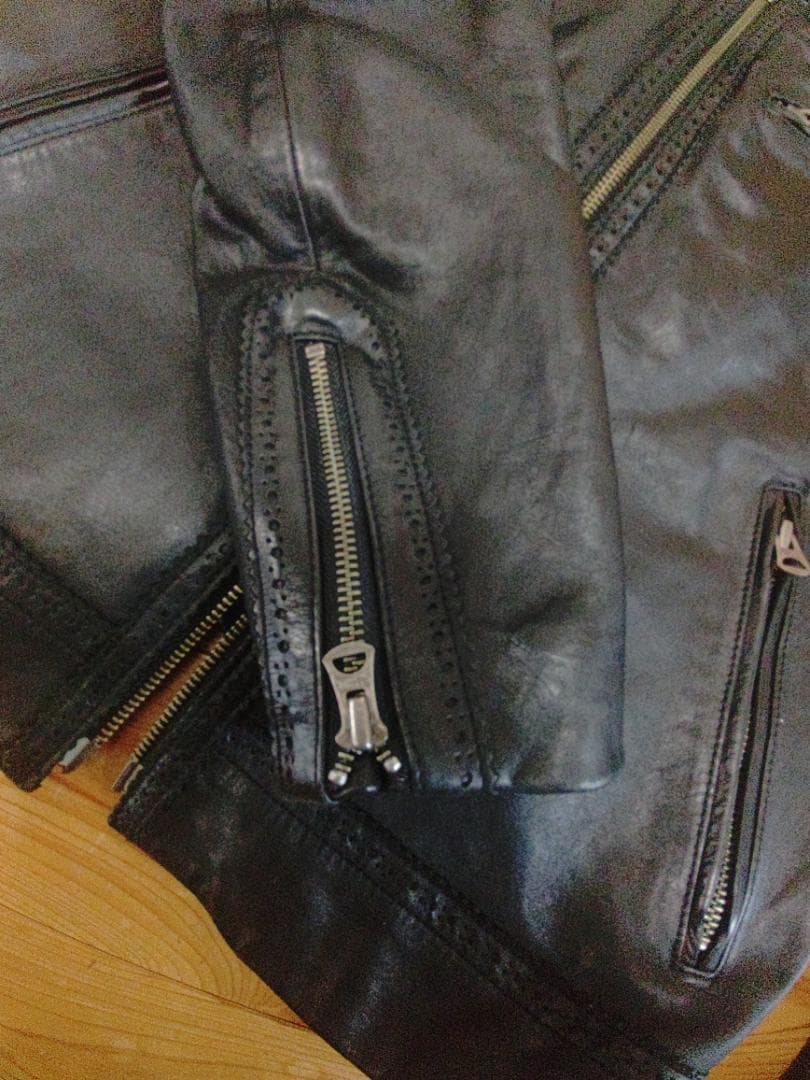 j*n様 ナノユニバース 馬革 ホースレザージャケット シングルライダース