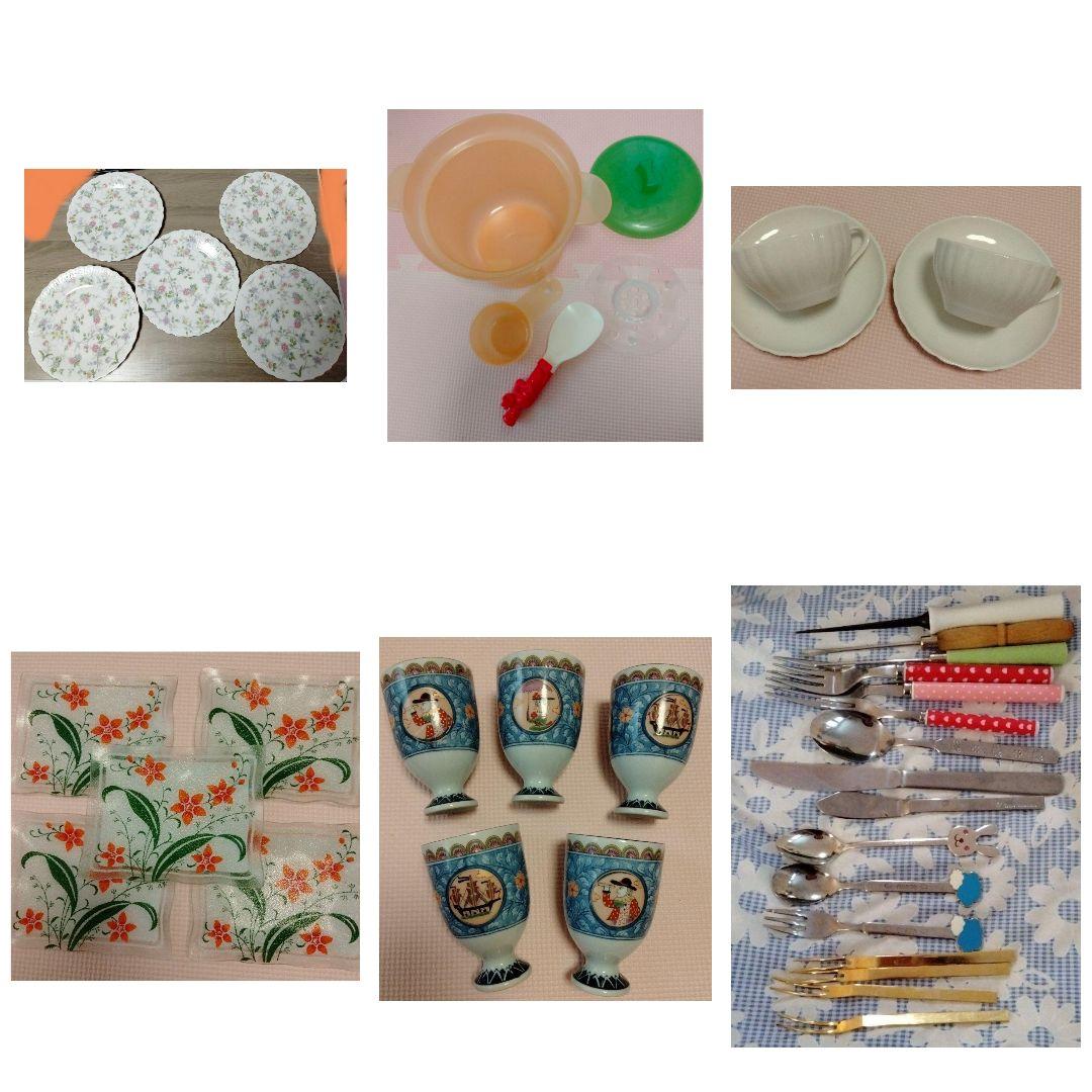 ディズニー、キティちゃんなどキャラクター多めの食器まとめ売り