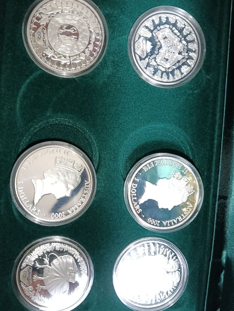 王立造幣局発行 オーストラリア シドニーオリンピック銀貨 純銀 総重量 221g