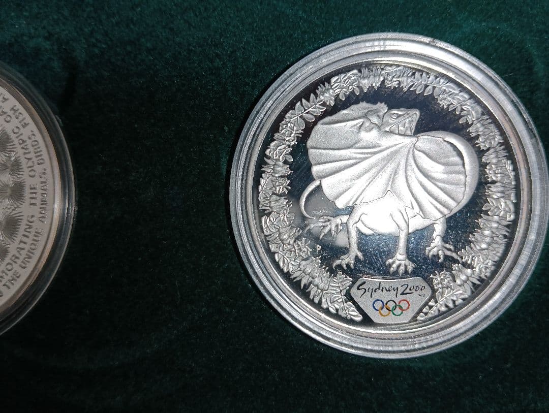 王立造幣局発行 オーストラリア シドニーオリンピック銀貨 純銀 総重量 221g