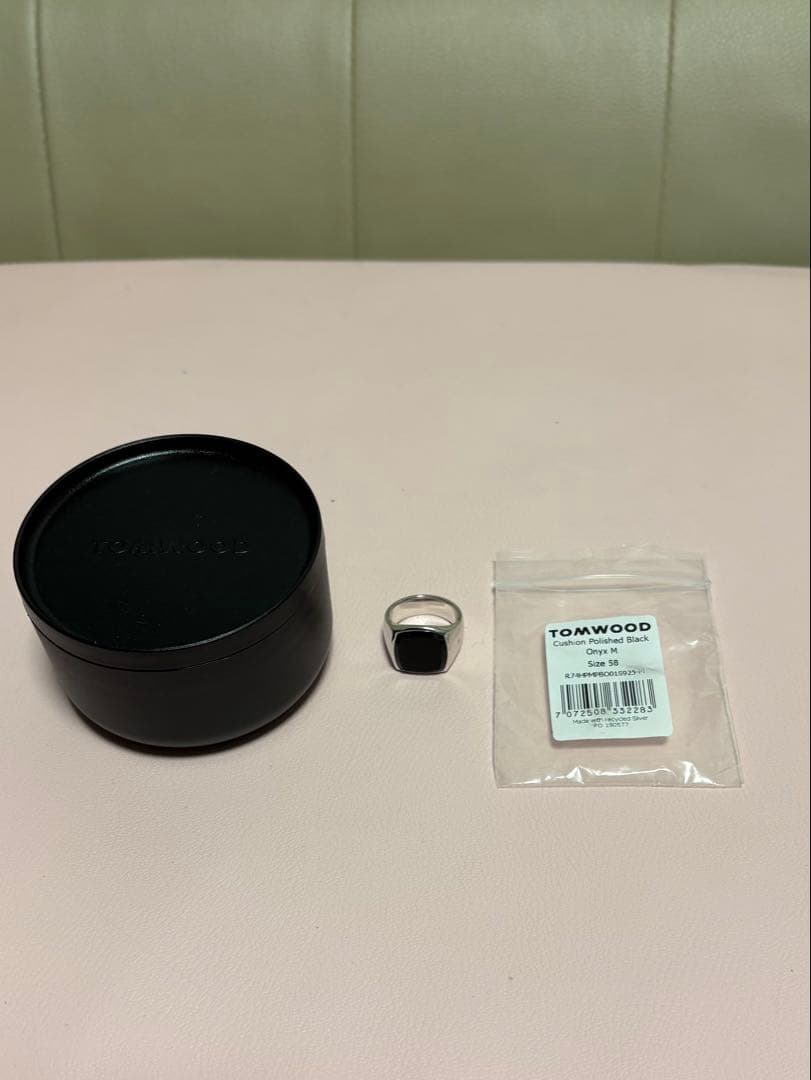 TOMWOOD Cushion Polished Black Onyx オニキス