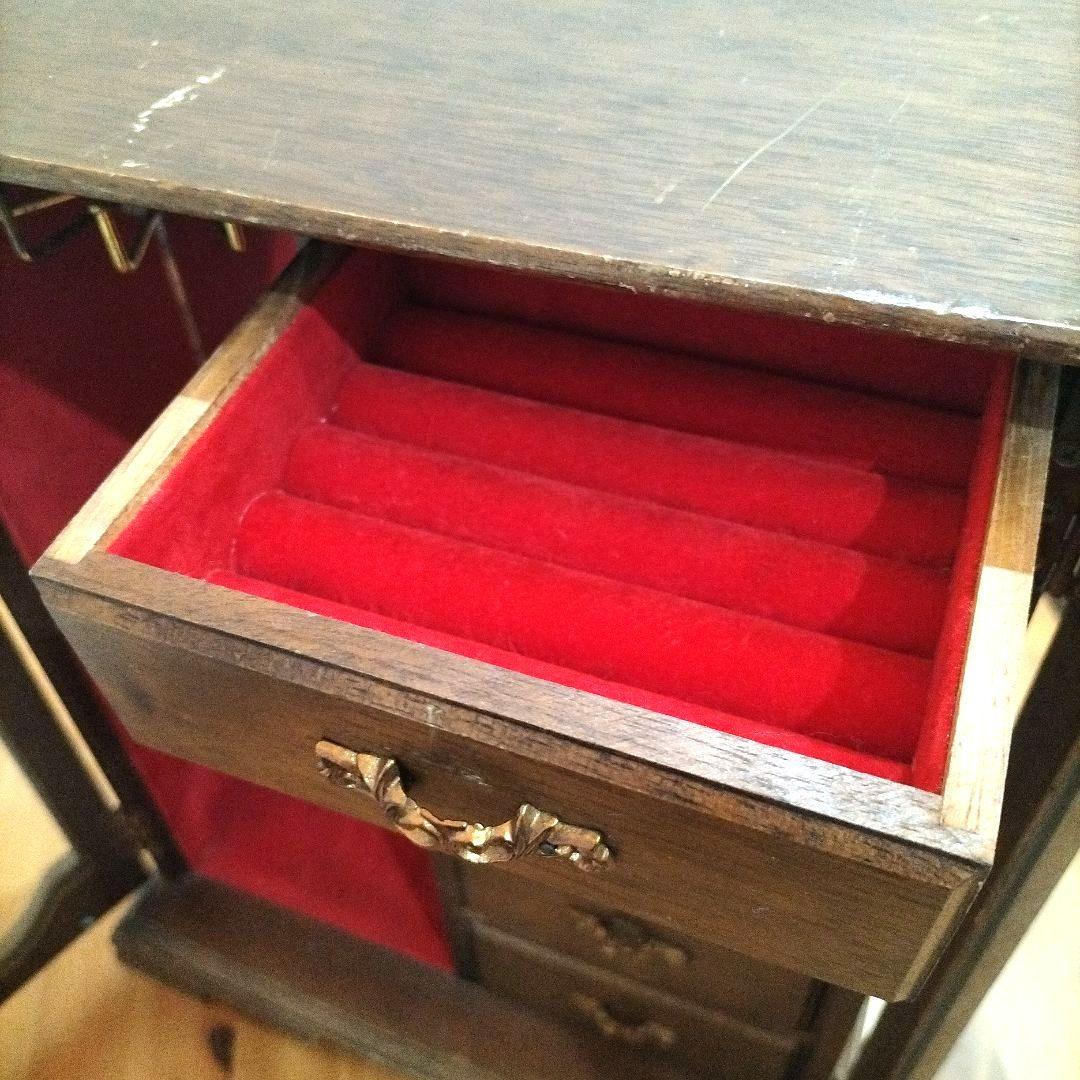 木製 ヴィンテージ ジュエリーボックス