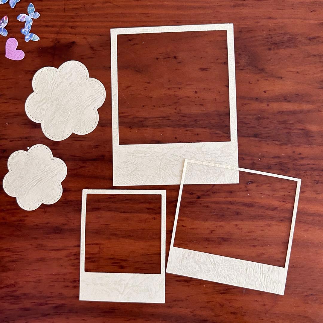 動物　ペーパークラフト　アルバム素材　色紙素材　ダイカット メッセージカード