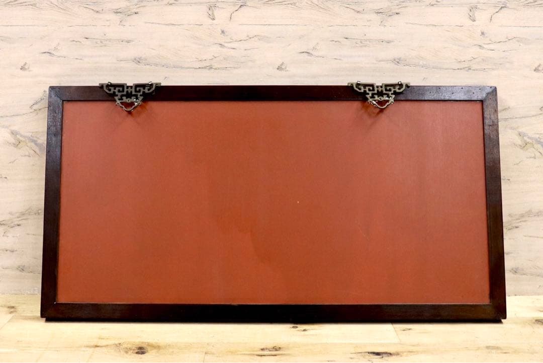 GMHK836G○中国アンティーク ウォールミラー 木製 古材 鏡 壁掛けミラ