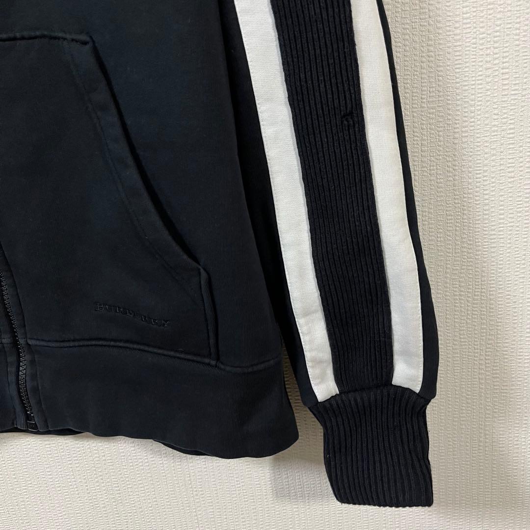 バーバリー　BURBERRY　ラインパーカー　Sサイズ　ブラック