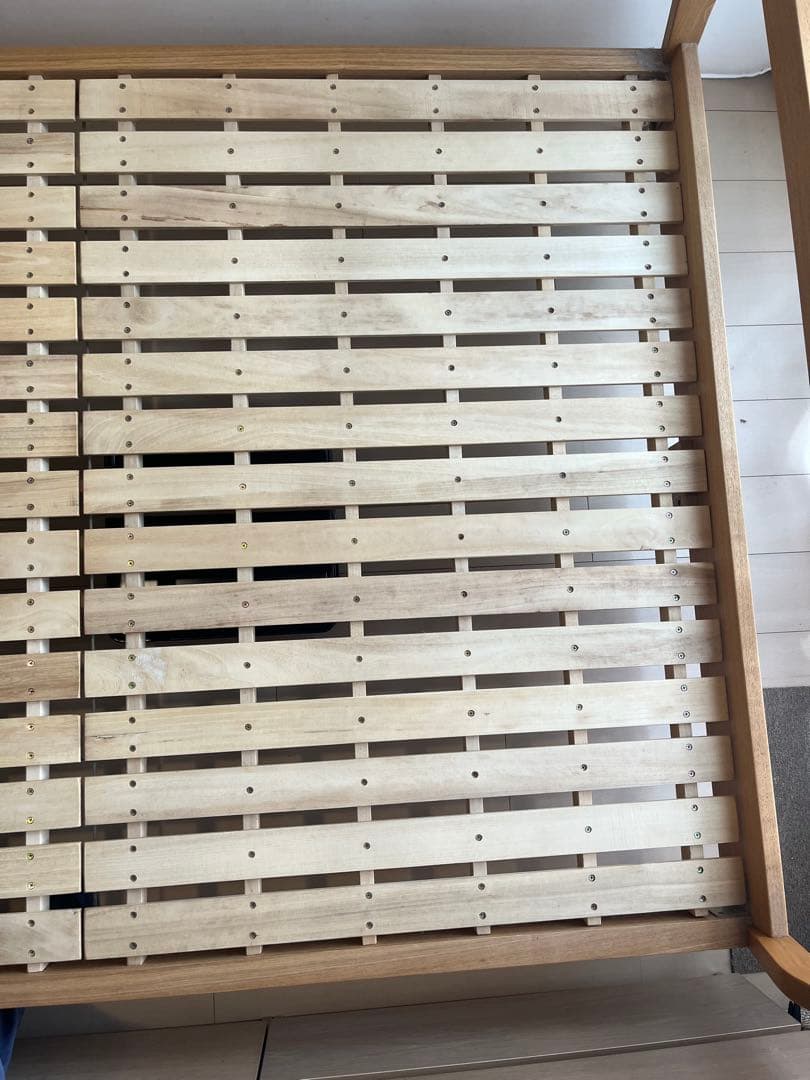 Y.E様用　無印良品 タモ材 ダブルベッド　直接引取