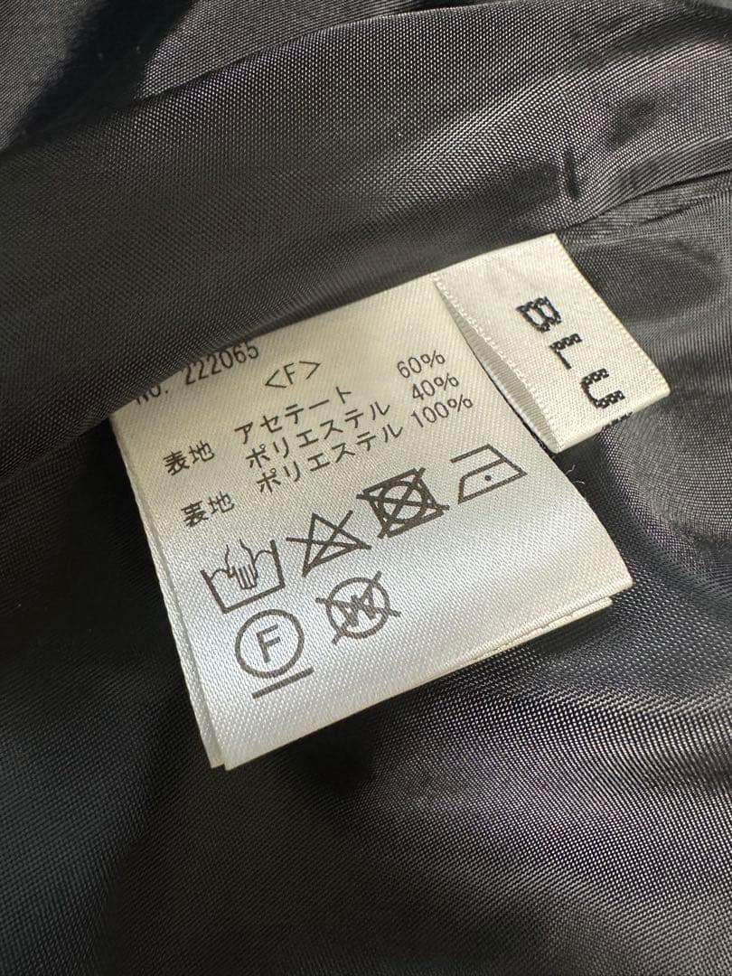 Bluelea ブルレア ドットジャガードブラウス ブラック