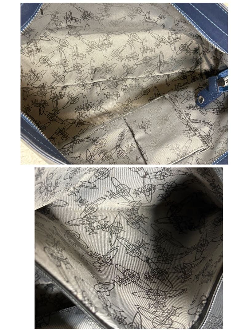 ヴィヴィアンウエストウッド レザー トートバッグビジネスバッグ レザー オーブ