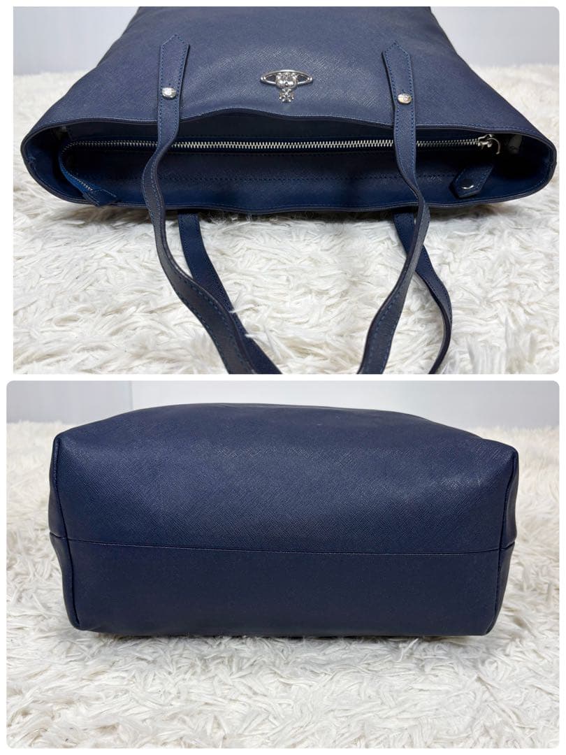 ヴィヴィアンウエストウッド レザー トートバッグビジネスバッグ レザー オーブ