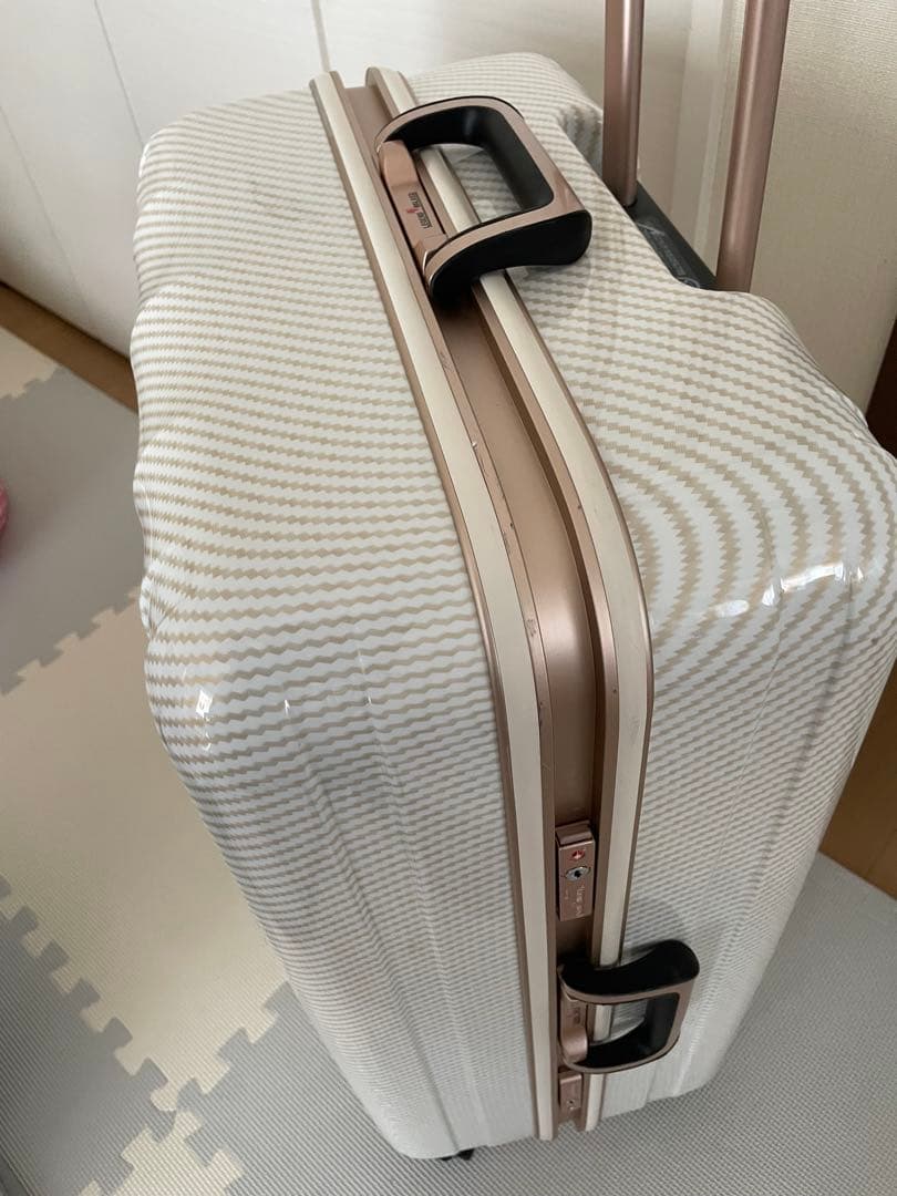 レジェンドウォーカー　ラフカーボンホワイトゴールド キャリーケース90ℓ