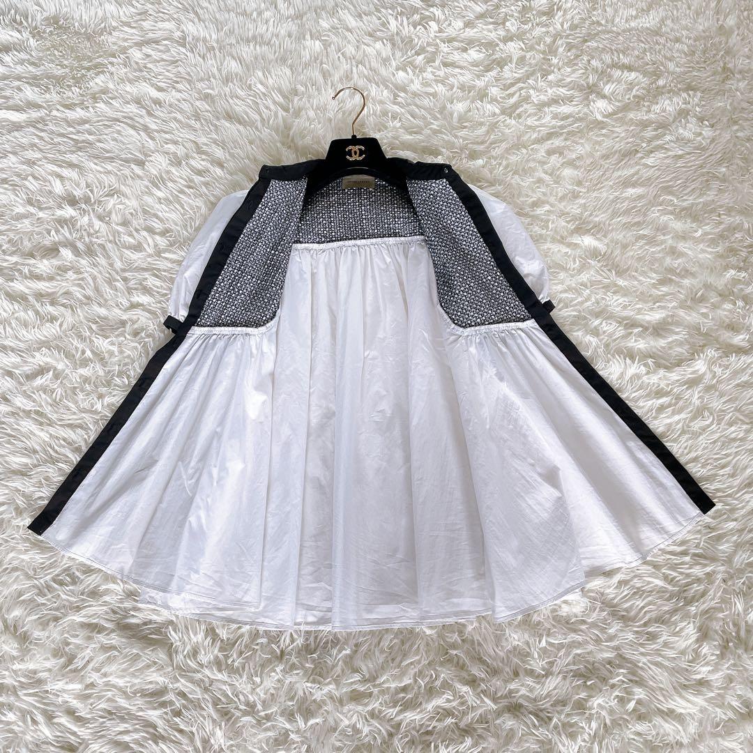 希少✨【ユナイテッドアローズ】エンブロイダリー コンビ ショートスリーブブラウス