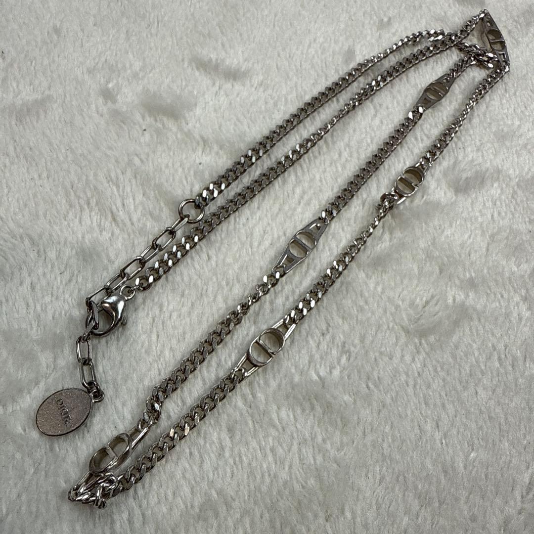 クリスチャンディオール　シルバー925 CDロゴネックレス