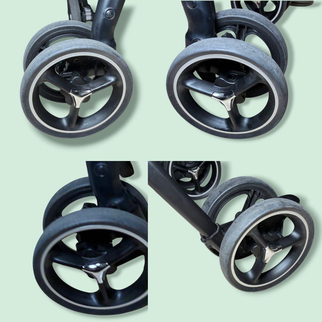 アップリカB型ベビーカー マジカルエアークッションAD レザーハンドル