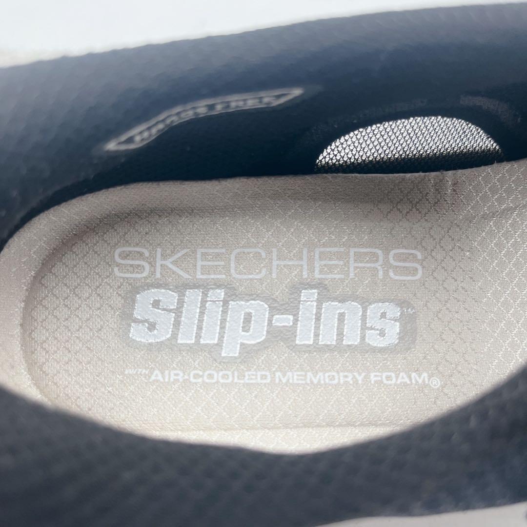 美品✨スケッチャーズ スリップインズ メリージェーン スニーカー 黒 25cm