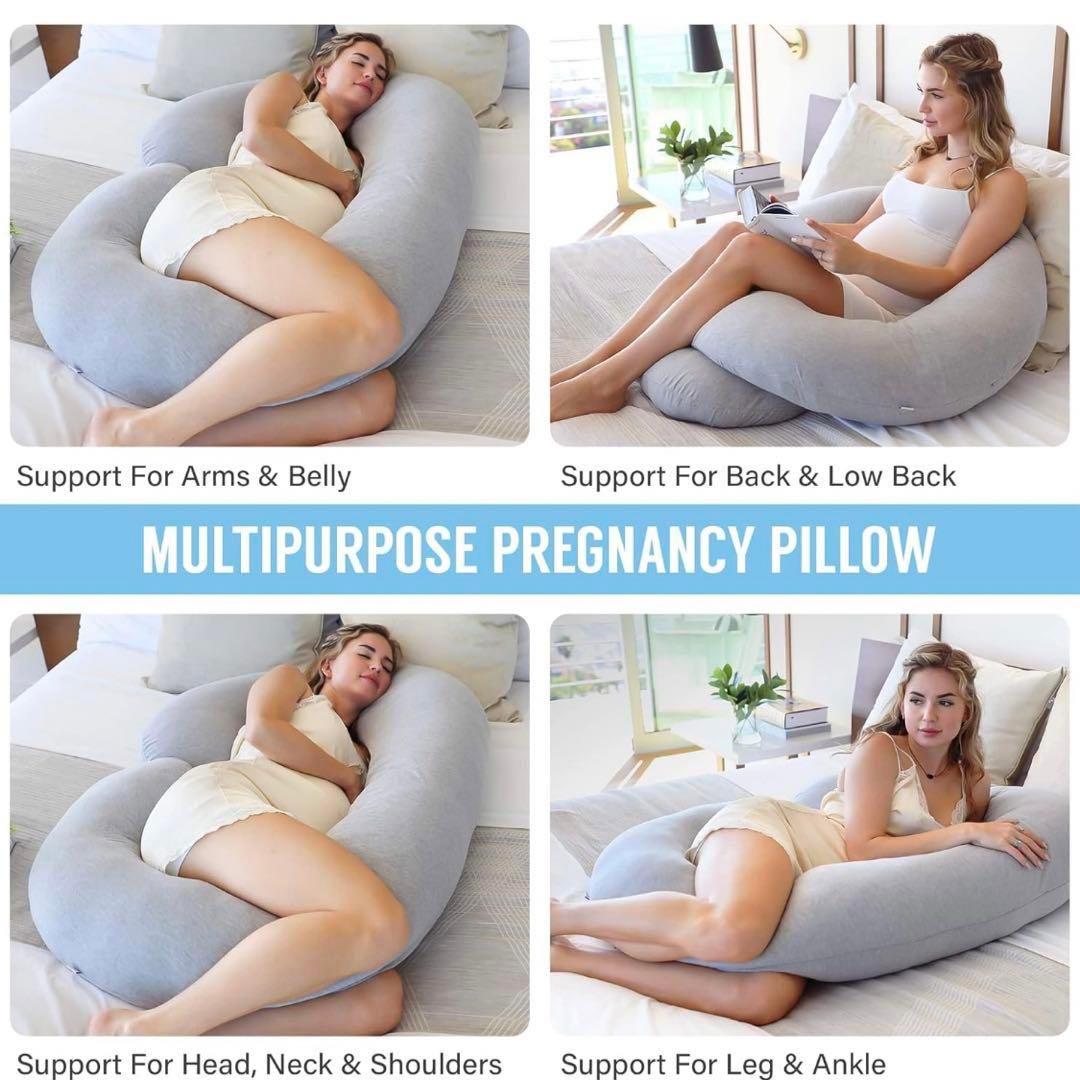 新品✨️Pharmedoc オーガニクスコットンの身体用枕 妊婦 ピンク