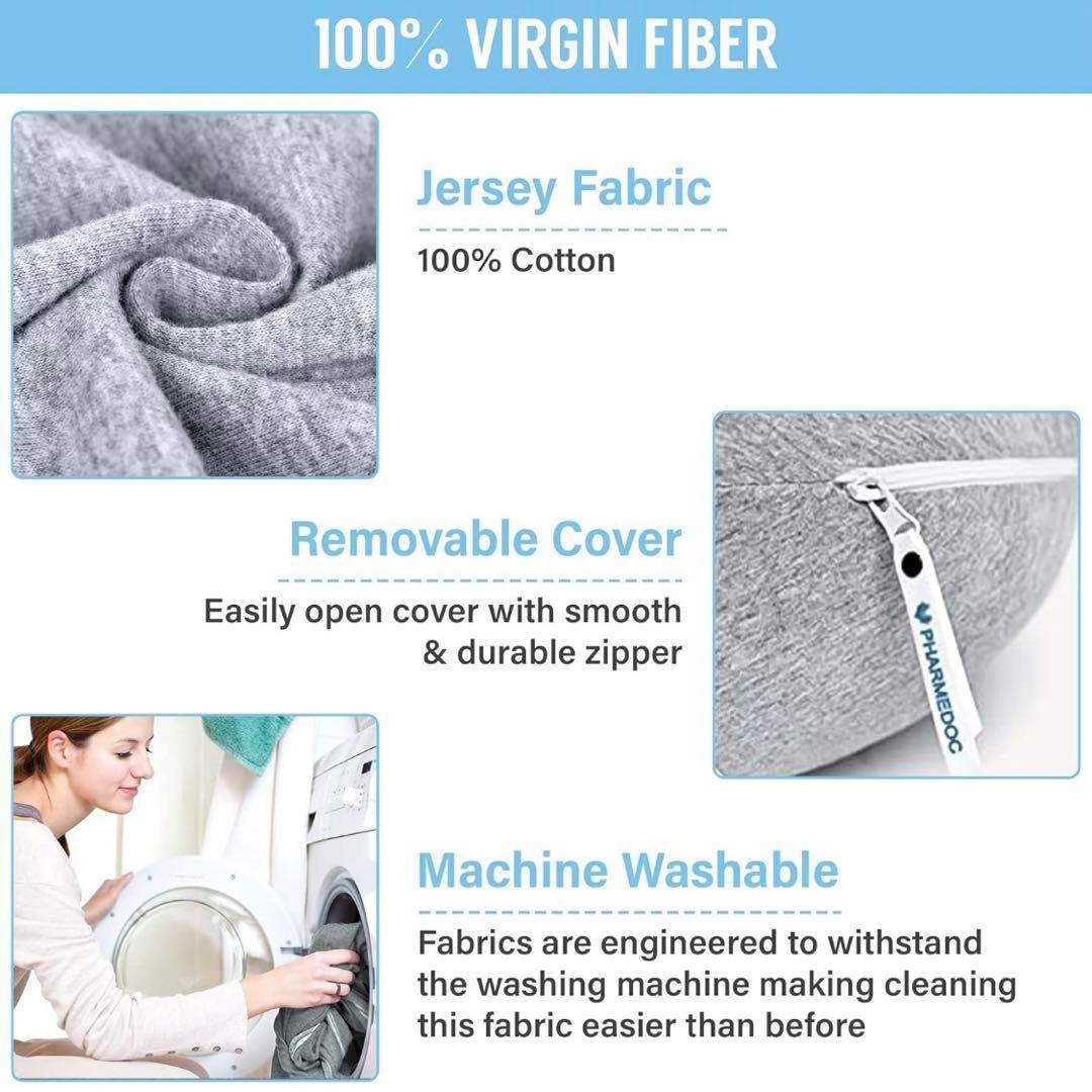 新品✨️Pharmedoc オーガニクスコットンの身体用枕 妊婦 ピンク