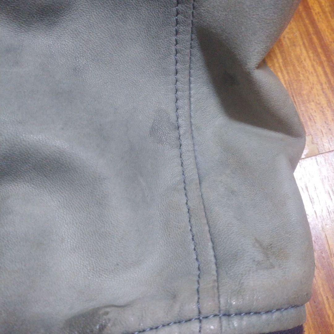 DIESEL フード付きレザーパーカー