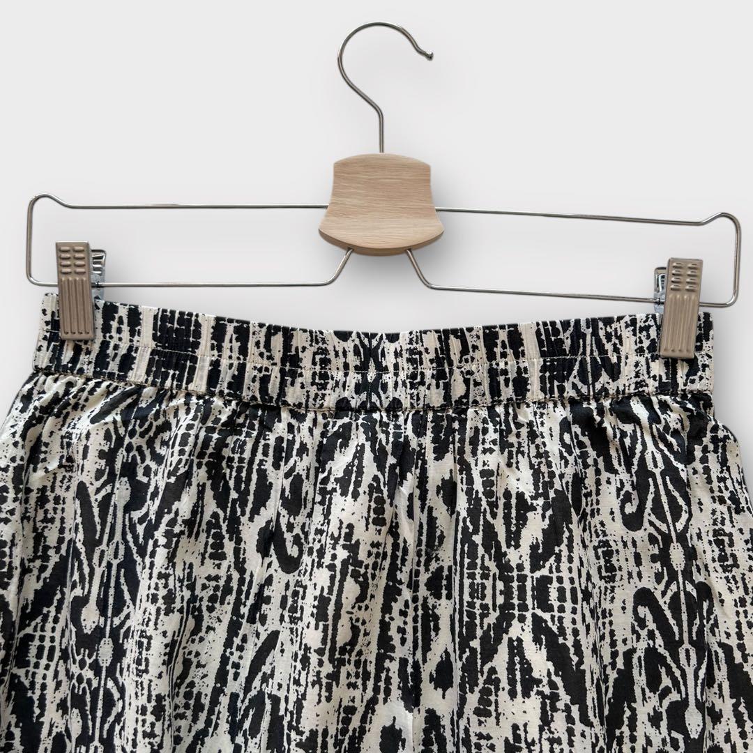 たまごジャーナルスタンダード　インドコットン　綿　フレアスカート　総柄