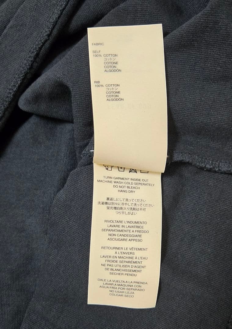 トップス Fear of God Relaxed LS Tee / Black / S