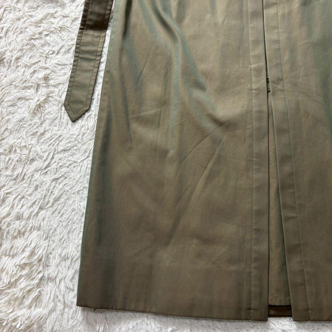 極美品　バーバリー　トレンチコート　ロング　玉虫　ベルト完備　ヴィンテージ