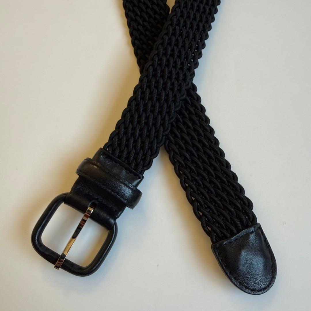 LAIGLON L’AIGLONレグロン 革巻きエラスティックメッシュベルト85