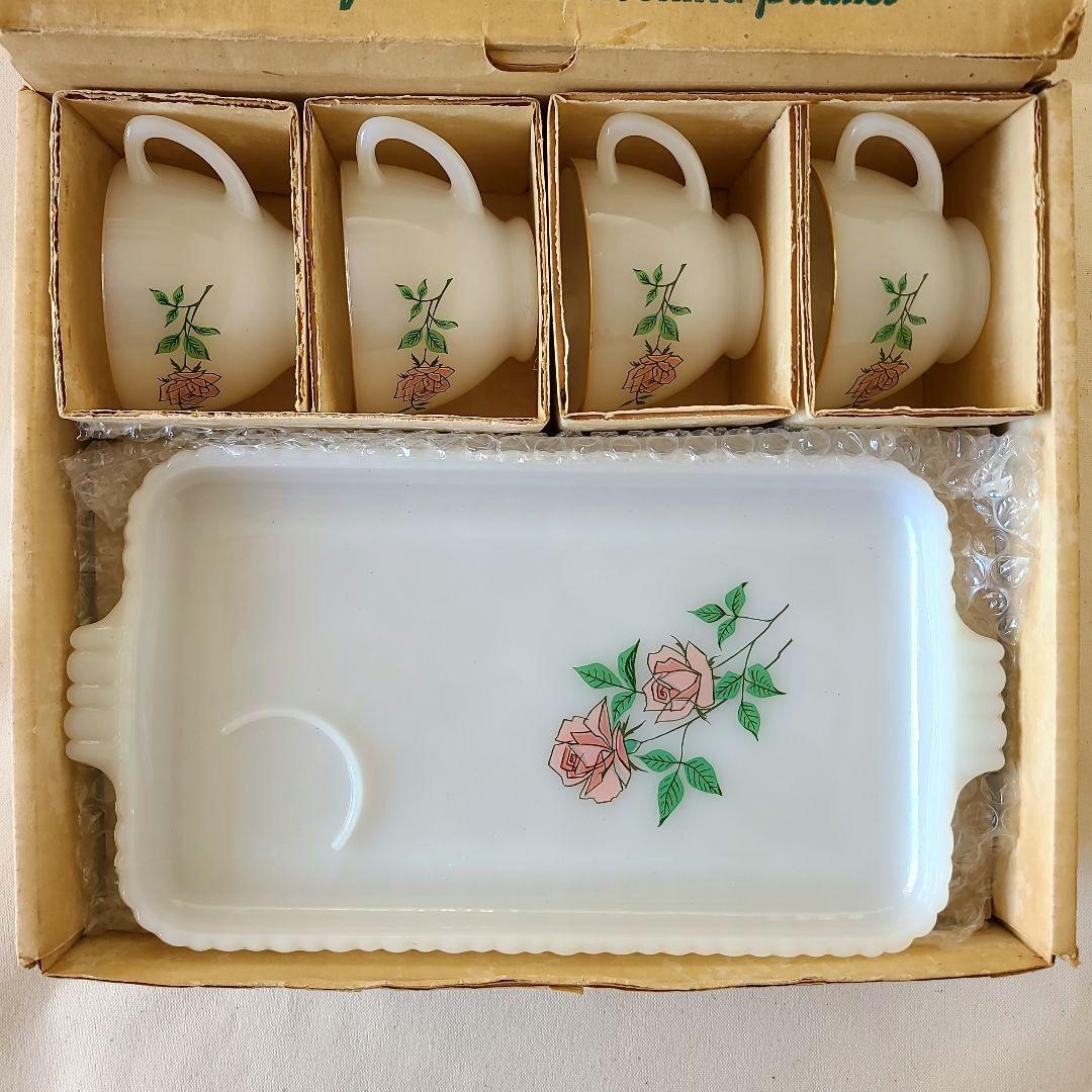 アンカーホッキング　アニバーサリーローズ　スナックセット　4個セット　箱入り