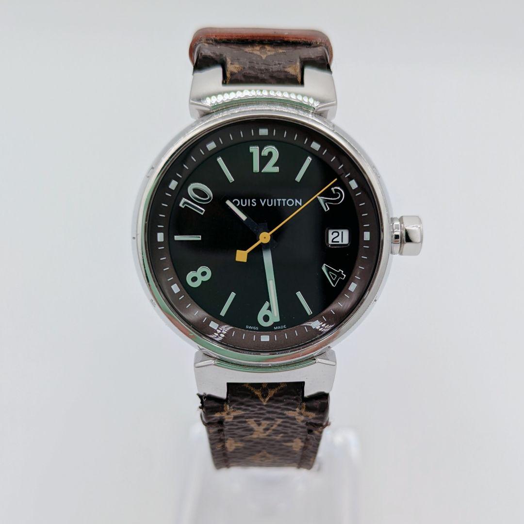 LOUIS VUITTON　ルイヴィトン　時計　タンブール　tambour　黒