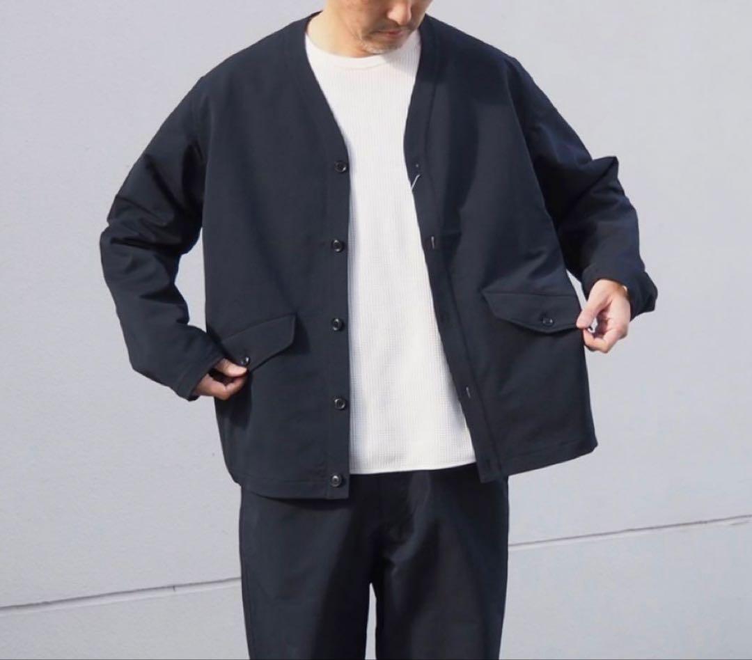 nanamica ナナミカ ALPHADRY カーディガン SUHF359 黒