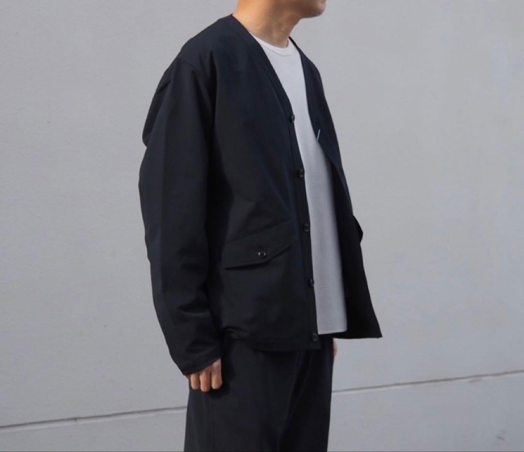 nanamica ナナミカ ALPHADRY カーディガン SUHF359 黒