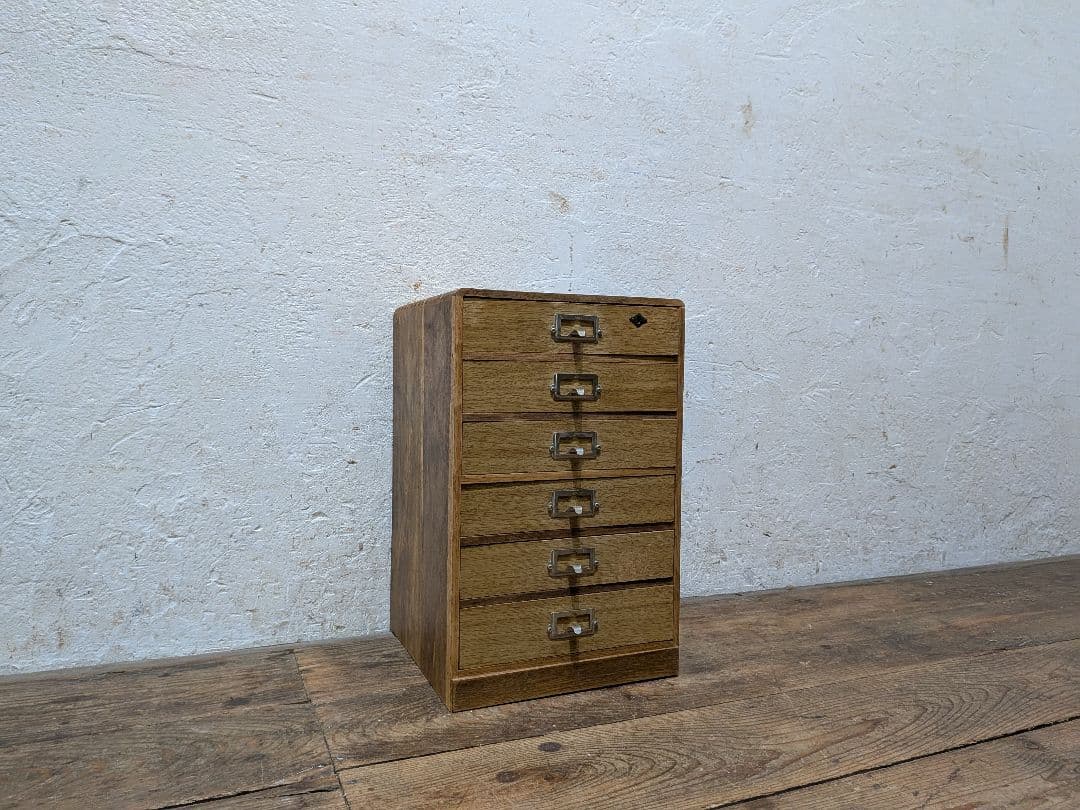 1101 ビンテージ　収納6杯　小引き出し　書類ケース　小物入れ　レトロ　ラック