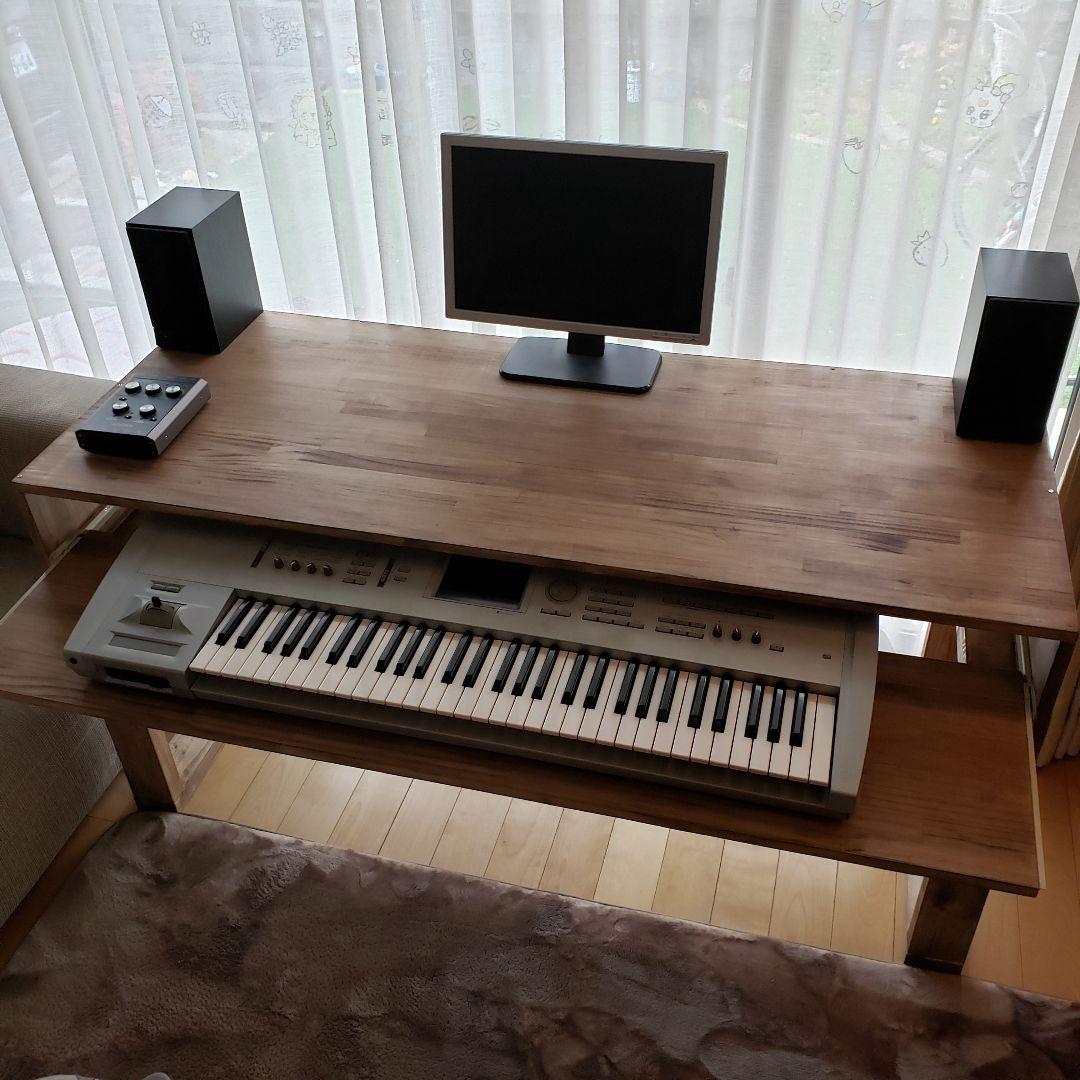 DTMデスク　S140-55(300)アンティーク　ウォールナット仕上げ　木製