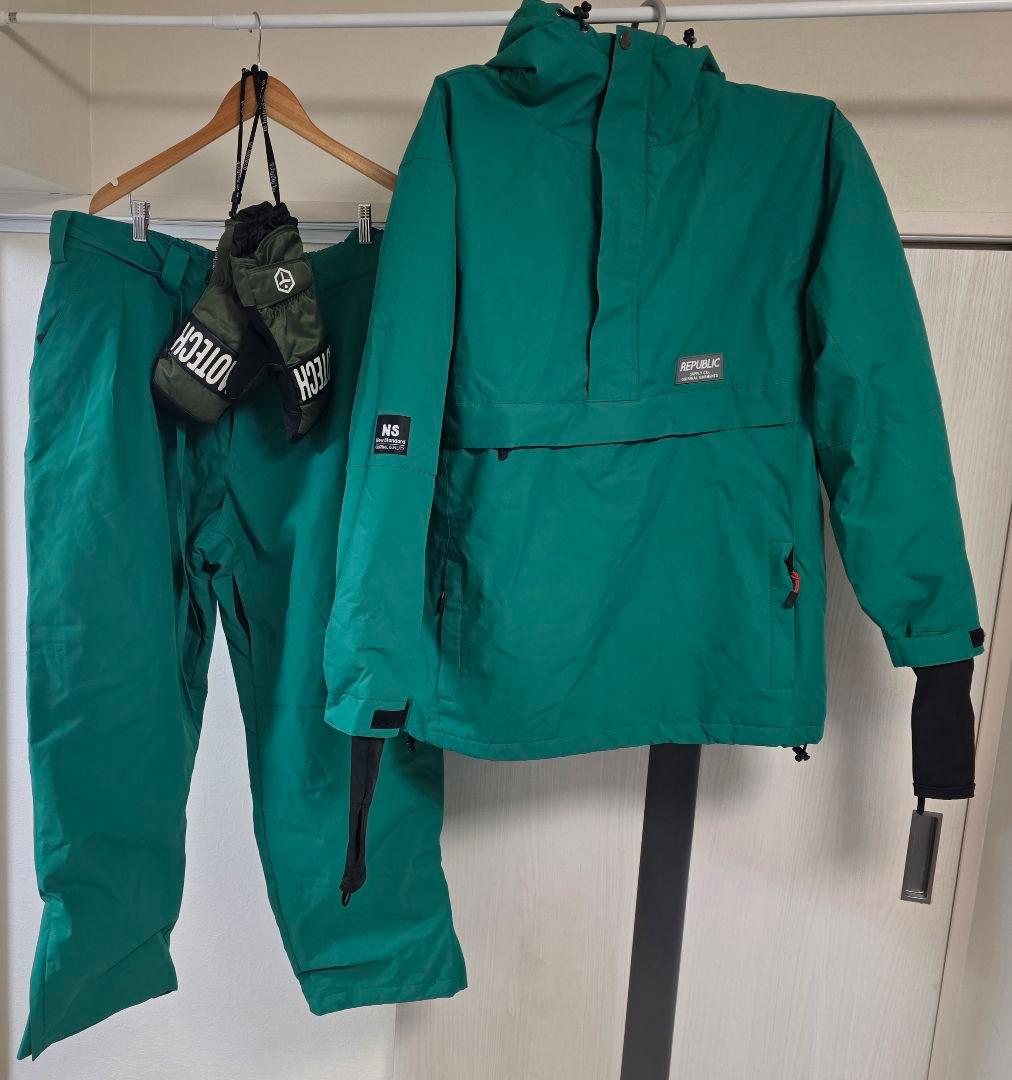 REPUBLIC（リパブリック）スノーボードウェア セットアップ