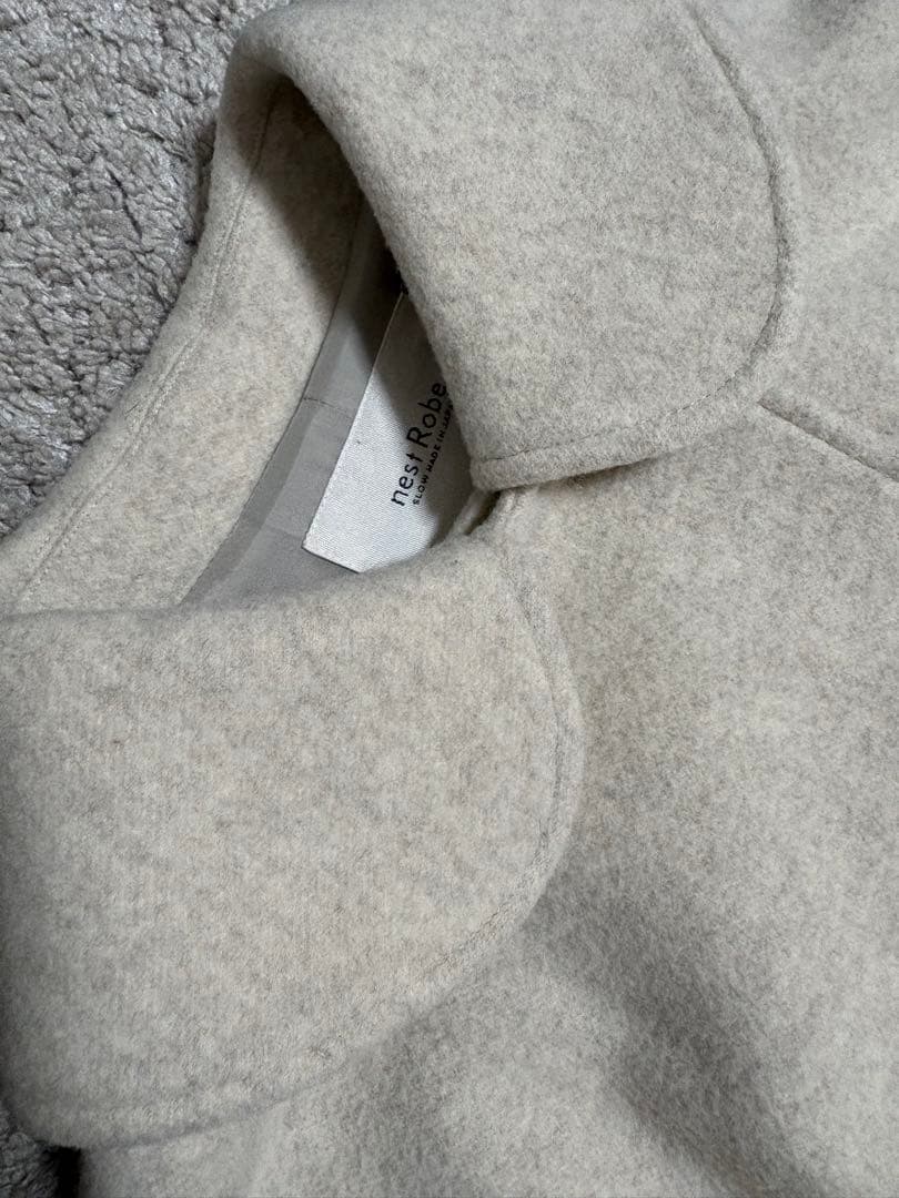 ネストローブ　ウールカシミヤフリースコート