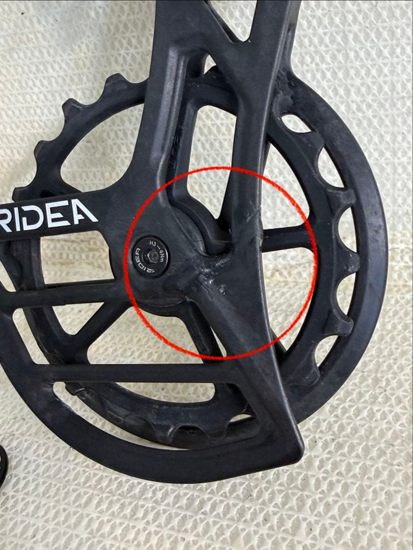 訳ありRIDEA RD6E60 16T20Tセラミック　ビッグプーリー