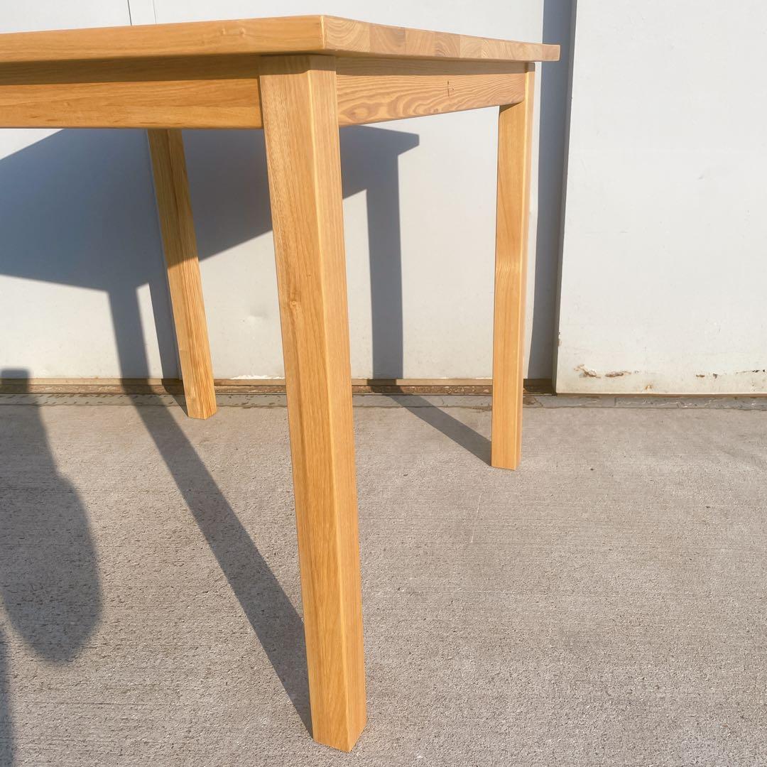【希少】MUJI 良品計画 ダイニングテーブル 無印良品 タモ材テーブル