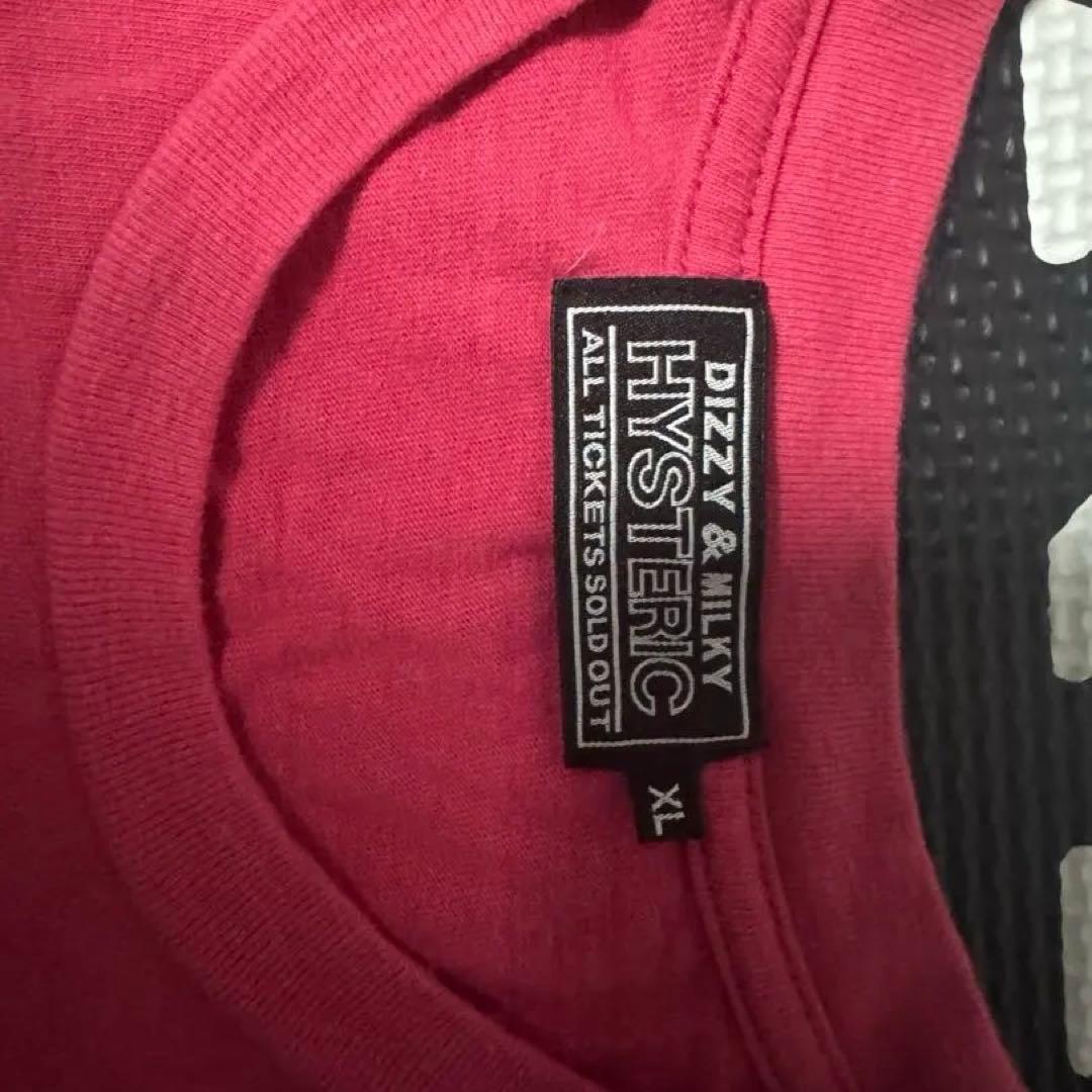 HYSTERIC GLAMORピンク Tシャツ XLサイズ