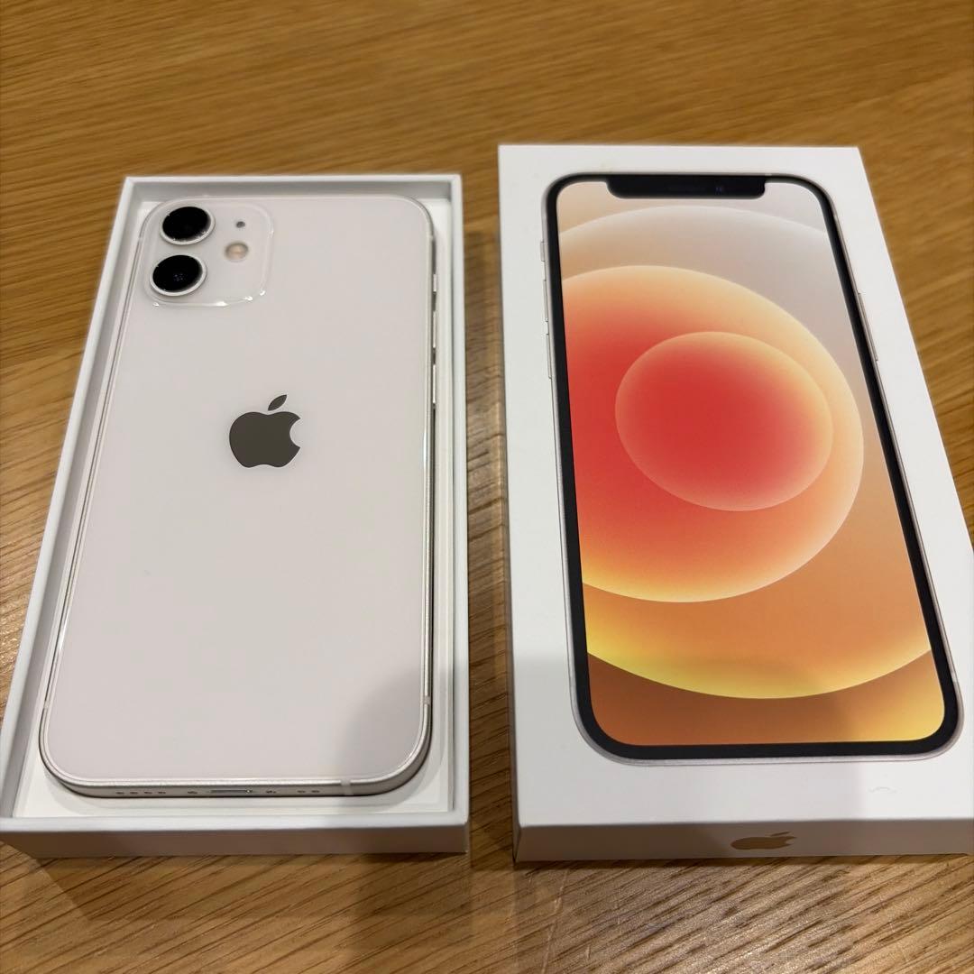 Apple iPhone 12 mini ホワイト 本体 128GB 修理歴なし