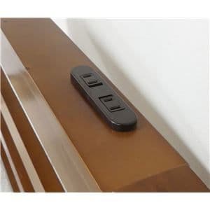 すのこシングルベッド ダークブラウン 【組立品】