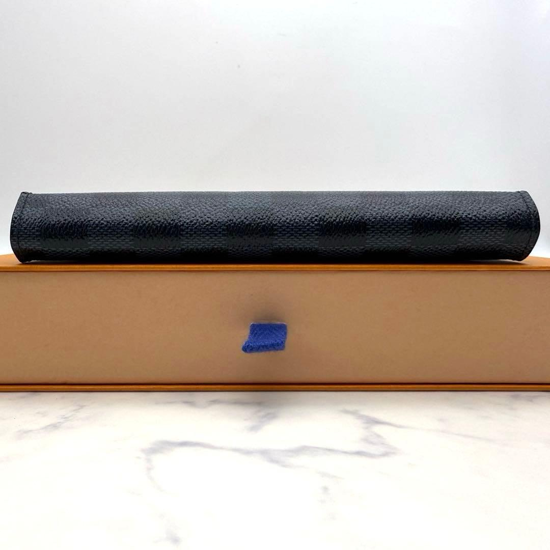 【ルイ ヴィトン】ダミエ ポルトフォイユ ブラザ 二つ折財布 長財布
