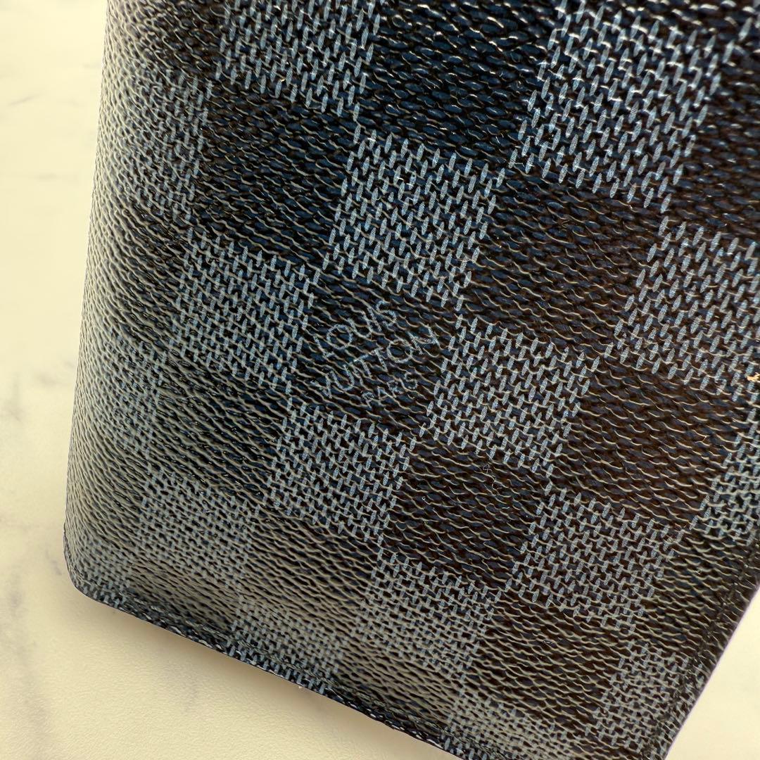 【ルイ ヴィトン】ダミエ ポルトフォイユ ブラザ 二つ折財布 長財布