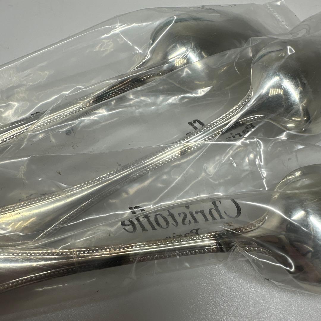 クリストフル　未使用品カトラリー18客　ボックス付　東さ7-0421☆2F